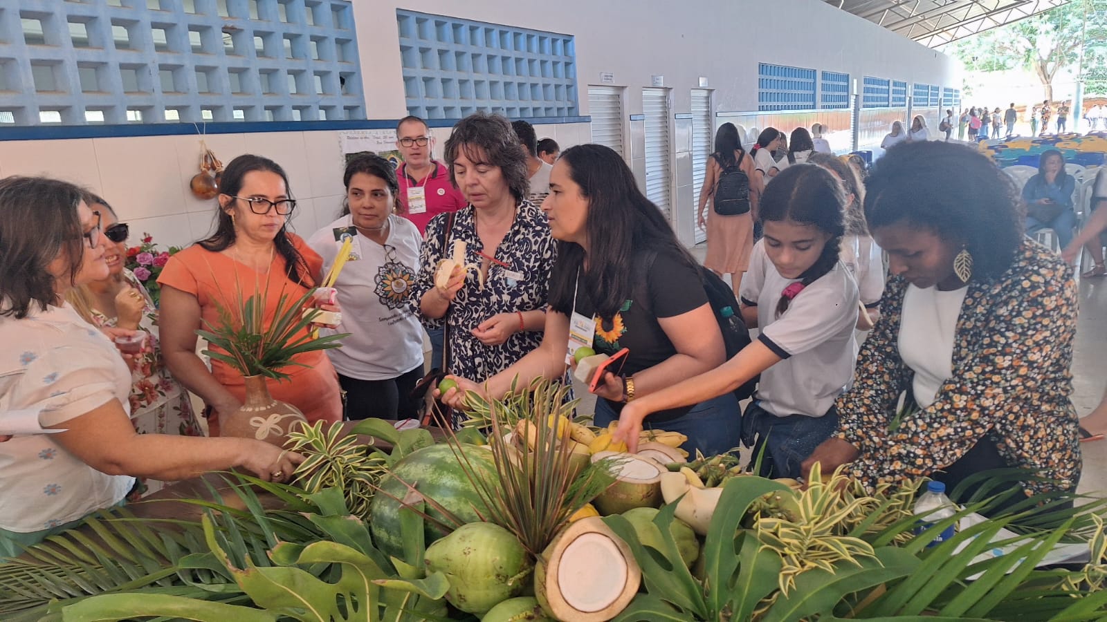 Visita às escolas